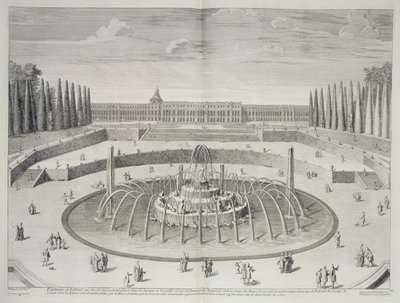 Fontein van Latone in Versailles, 1714, uit 